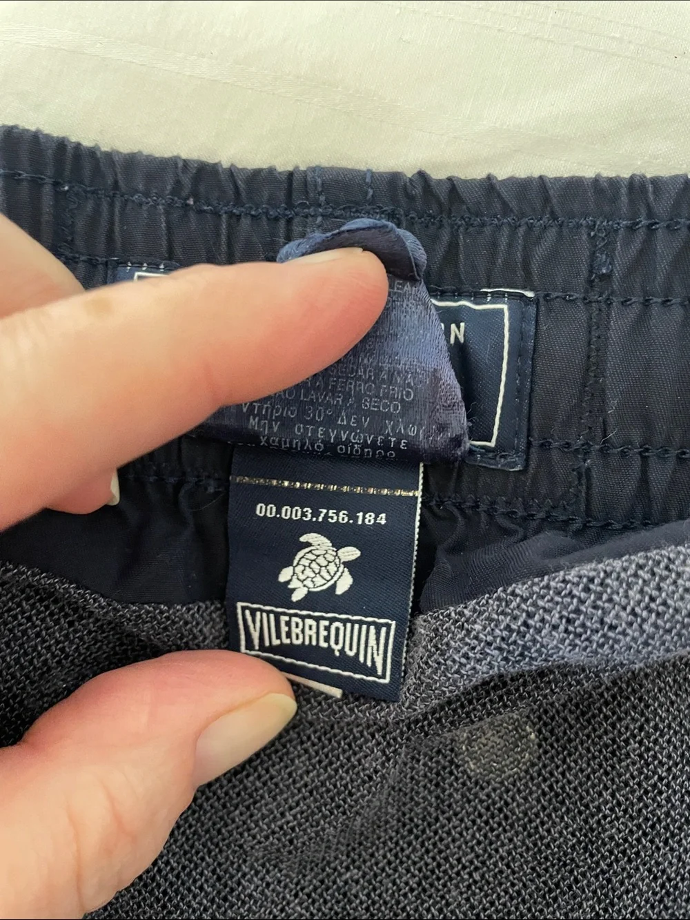 Vilebrequin navy swim trunks shorts with pockets men’s size 3XL - Picture 9 of 16